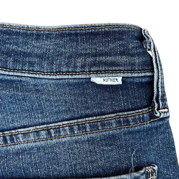 Lil Mother Lil Tomcat Roller Sneak Jeans 25 Petite Wide Sixth Sense Wash ALTERED - Picture 6 of 15